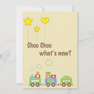 Choo Choo Was ist neu? Ankündigung des Fotos Schwa