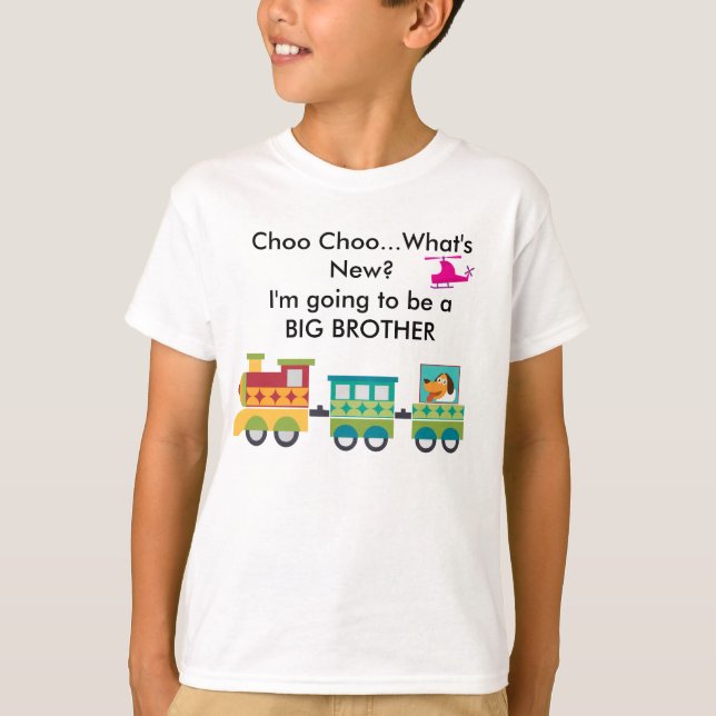 Choo Choo, was neue Schwangerschafts-Mitteilung T-Shirt (Vorderseite)