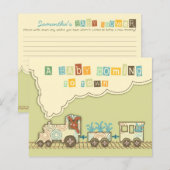 Choo Choo Zug Advice Card (Vorne/Hinten)