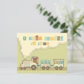 Choo Choo Zug Advice Card (Stehend Vorderseite)