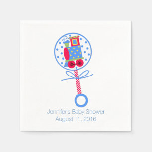 Choo Choo Zug-Babyparty-Papierservietten Serviette