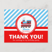 Choo Choo Zug Danke Karten (Vorderseite)