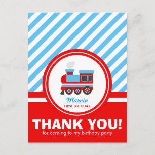 Choo Choo Zug Danke Karten