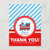 Choo Choo Zug Danke Karten (Vorderseite)