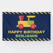 Choo Choo Zug-Geburtstags-Party Banner (Horizontal)