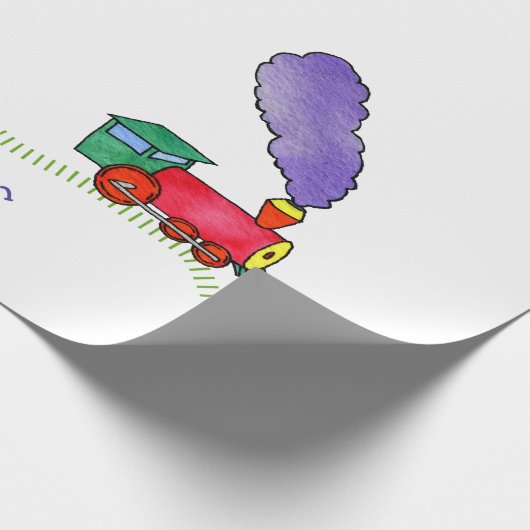 Choo Choo Zug Geschenkpapier (Ecke)