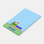 Choo-Choo Zug Post-it Klebezettel (angewinkelt)