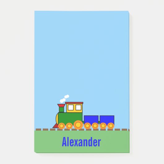 Choo-Choo Zug Post-it Klebezettel (Vorderseite)