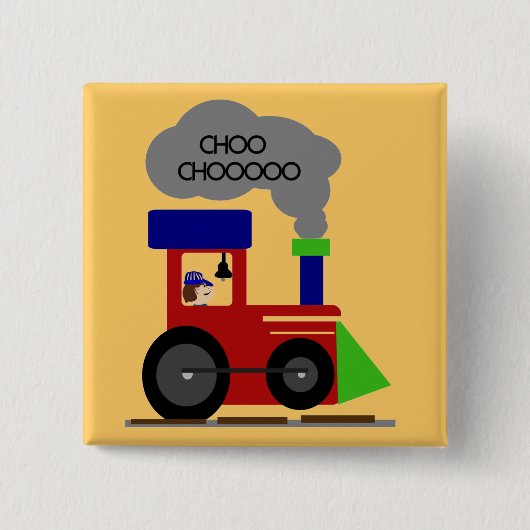 Choo Choo Zug-T-Shirts und Geschenke Button (Vorderseite)