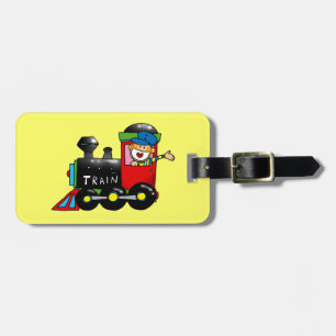 choo choo Zugjunge Gepäckanhänger