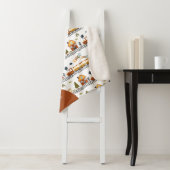 Choo Choo Zugmuster Vorname Kleines Kind Sherpadecke (Beispiel)