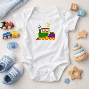 Choo-Train Baby Jersey Bodysuit Strampler