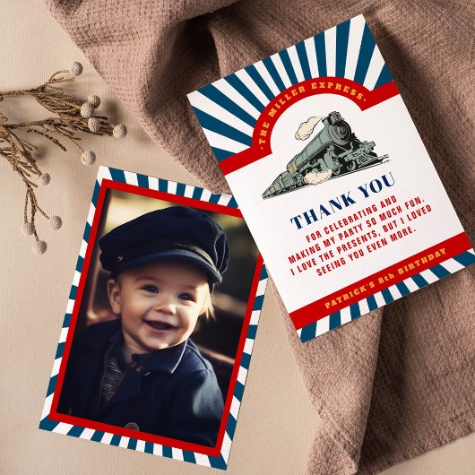 Choo Train Geburtstag Danke Karte