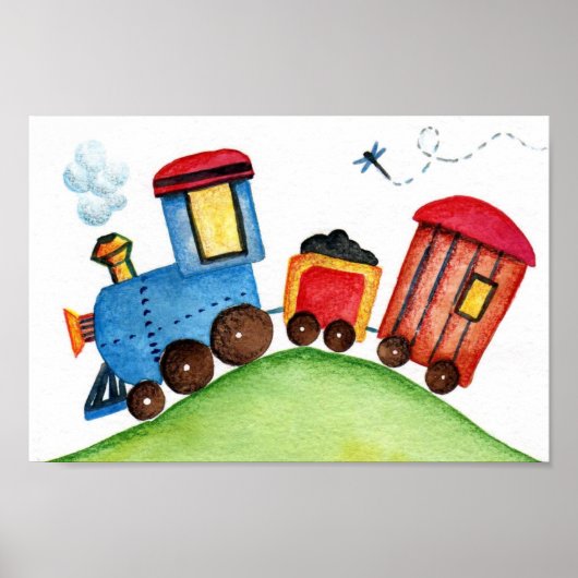 Choo Train Print Poster (Vorne)