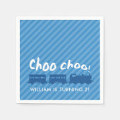 Choo trainiert Kindergeburtstag Serviette (Vorderseite)