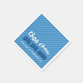 Choo trainiert Kindergeburtstag Serviette (Ecke)