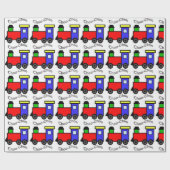 Choo-Zug Geschenkpapier (Flach)