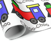 Choo-Zug Geschenkpapier (Rolleneckpunkt)