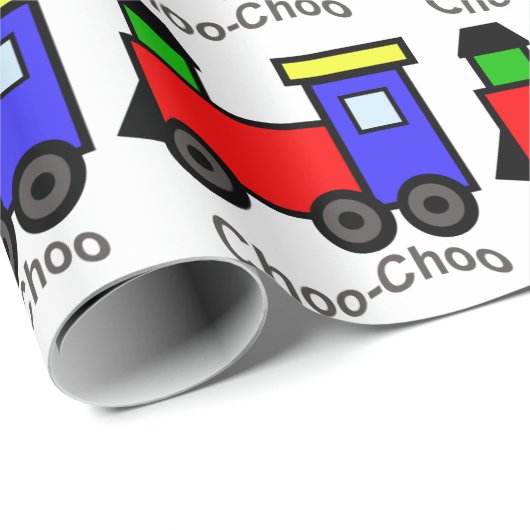 Choo-Zug Geschenkpapier (Rolleneckpunkt)