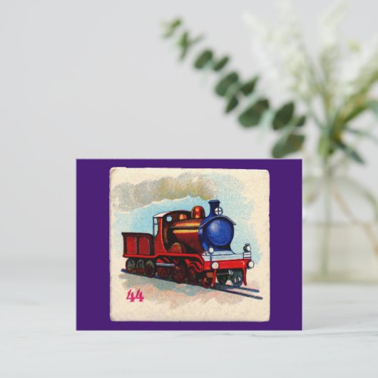 Choo-Zug Postkarte (Stehend Vorderseite)