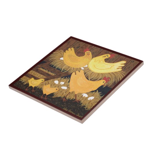 Chookie Haus DruckKeramik-Fliese Fliese (Seite)