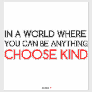 CHOOSE AUFKLEBER