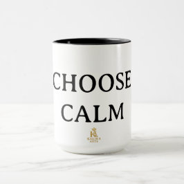 Choose Calm – Minimal Coffee Mug | Aesthetic Zen Q Tasse
