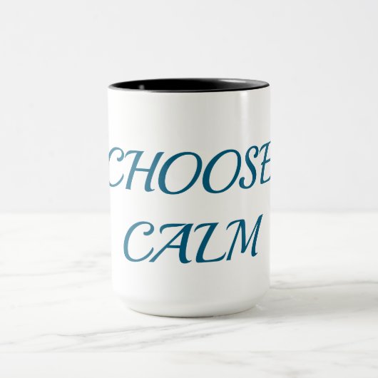 Choose Calm – Minimal Coffee Mug | Aesthetic Zen Q Tasse (Zentrum)