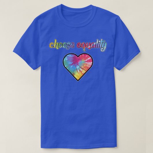 Choose Equality Gay LGBTQ Pride Month Supporter Gr T-Shirt (Design vorne)