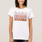 Choose Happy T-Shirt | Funny Cute Graphic Tee (Vorderseite)