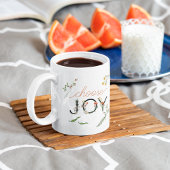 "Choose Joy" Ermutigungsschrift Watercolor Kaffeetasse