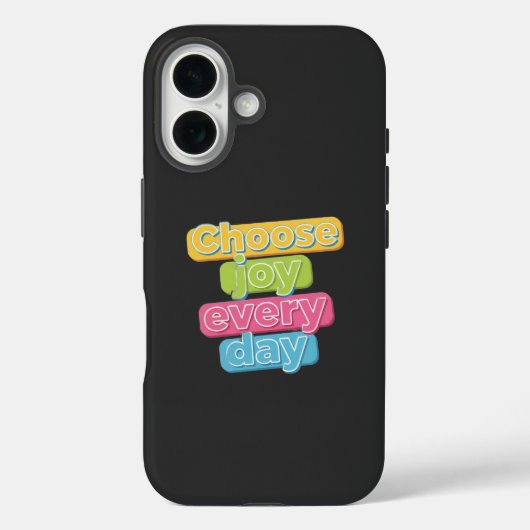 Choose Joy Everyday ! Case-Mate iPhone Hülle (Rückseite)