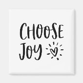 Choose Joy Hapness Heart Insrational Motivational  Magnet (Vorne)