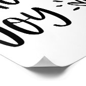 Choose Joy Hapness Heart Insrational Motivational  Poster (Ecke)