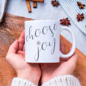 "Choose Joy" Inspiration Minimalistisch Kaffeetasse