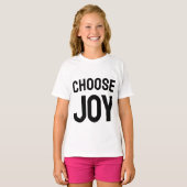 Choose joy - inspirational kid's tee (Vorne ganz)