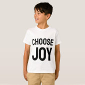 Choose Joy Love And Happiness Design T-Shirt (Vorne ganz)
