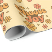 Choose Joy Minimalist Art - Positive Mindset Print Geschenkpapier (Rolleneckpunkt)