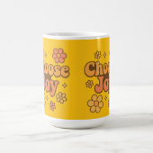 Choose Joy Minimalist Art - Positive Mindset Print Kaffeetasse (Mittel)