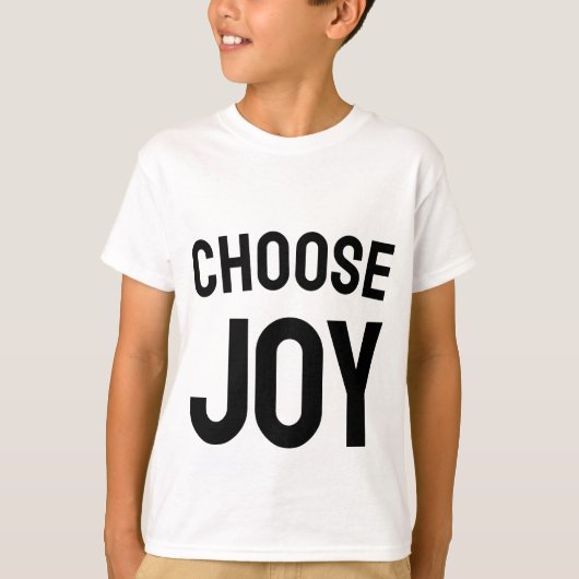 Choose joy - positive vibes kid's t-shirt (Vorderseite)
