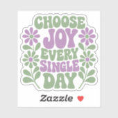Choose Joy Sage Lavender Sticker (Blatt)