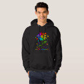 Choose Kind Autism Awareness Sunflower Puzzle For Hoodie (Vorne ganz)