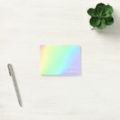 "Choose Kindness" Pastel Rainbow Aesthetic Post-it Klebezettel (Büro)