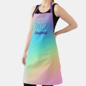 "Choose Kindness" Pastel Rainbow Gradient Schürze (InSitu)
