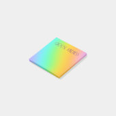 "Choose Kindness" Rainbow Gradient Post-it Klebezettel (angewinkelt)