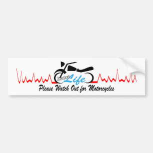 Choose Life Please Watch for Motorcycle Autoaufkleber