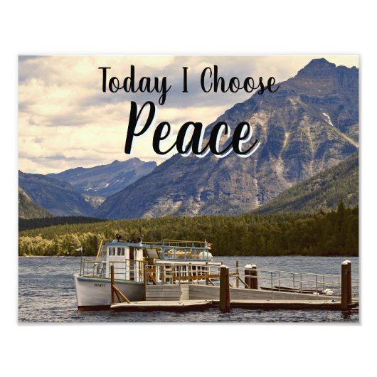 Choose Peace Photo Enlargement Fotodruck (Vorne)