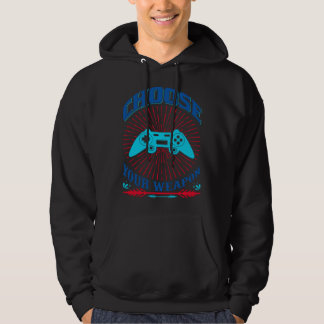 Choose Video Games   Gamer Console Gaming Fans Hoodie