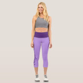 CHOOSE YOUR COLOR CUSTOM yoga capri leggings (Vorderseite)