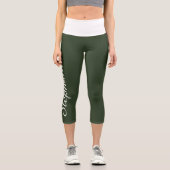 CHOOSE YOUR COLOR CUSTOM yoga capri leggings (Vorderseite)